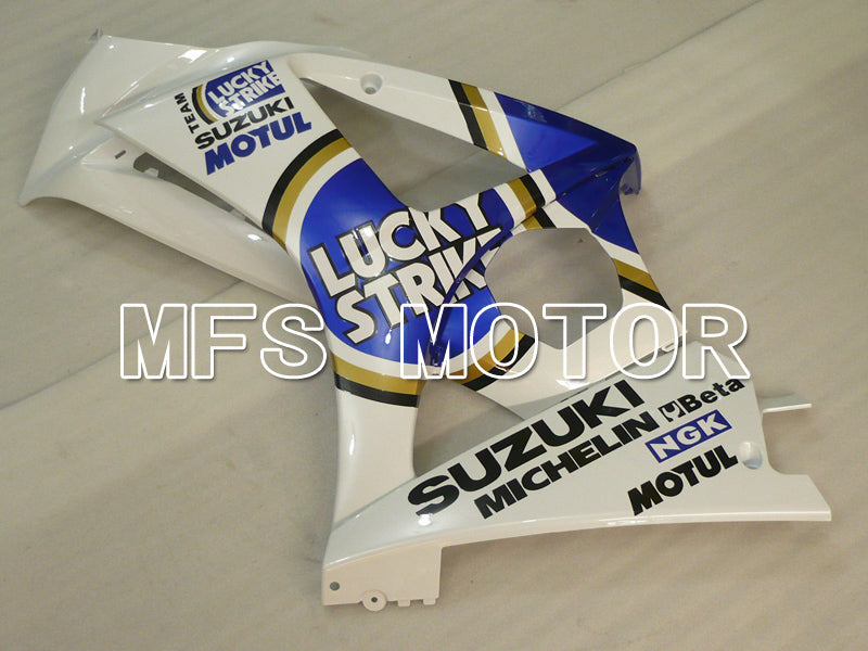 Suzuki GSXR1000 2007-2008 Injection ABS Fairing - Lucky Strike - Blue White - MFS6453 - Fairings Kit