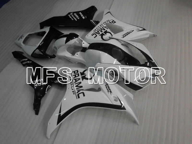 Honda CBR1000RR 2006-2007 Injection ABS Fairing - PRAMAC - Black White - MFS6482 - Fairings Kit