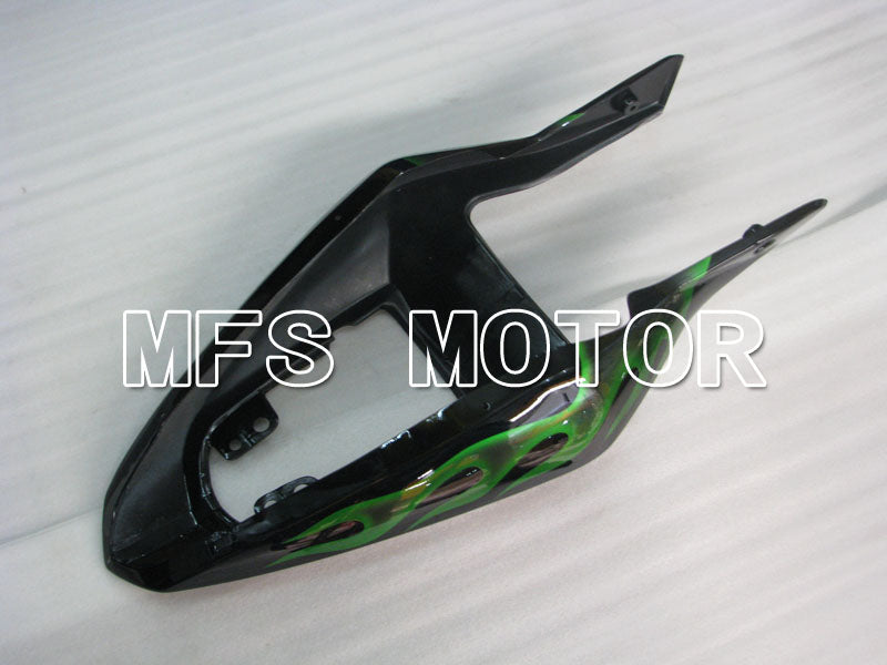 Suzuki GSXR1000 2003-2004 Injection ABS Fairing - Flame - Black Green - MFS2574 - Fairings Kit