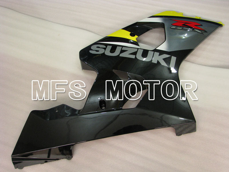 Suzuki GSXR600 GSXR750 2004-2005 Injection ABS Fairing - Factory Style - Black Yellow - MFS2276 - Fairings Kit