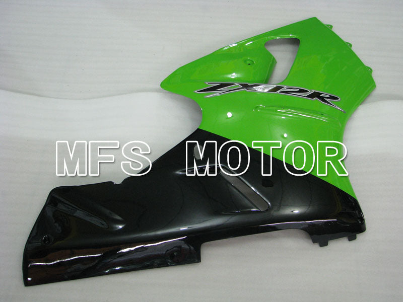 Kawasaki NINJA ZX12R 2000-2001 Injection ABS Fairing - Factory Style - Black Green - MFS4102 - Fairings Kit