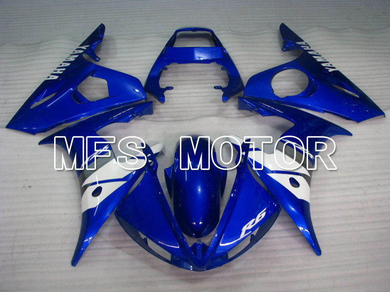 Yamaha YZF-R6 2005 Injection ABS Fairing - Factory Style - Blue White - MFS3665 - Fairings Kit