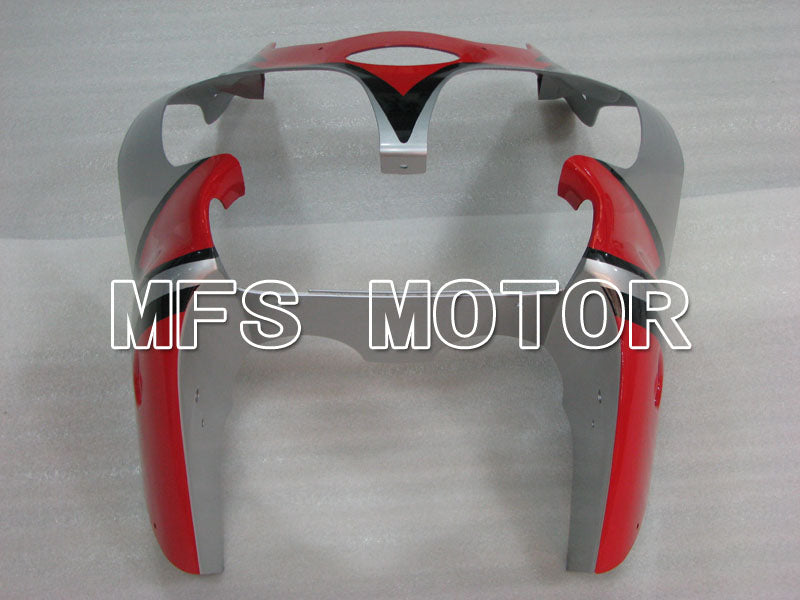Kawasaki NINJA ZX6R 2000-2002 Injection ABS Fairing - Factory Style - Red Silver - MFS3661 - Fairings Kit