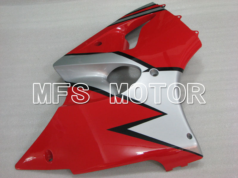 Kawasaki NINJA ZX6R 2000-2002 Injection ABS Fairing - Factory Style - Red Silver - MFS3661 - Fairings Kit