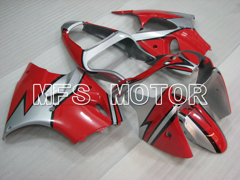 Kawasaki NINJA ZX6R 2000-2002 Injection ABS Fairing - Factory Style - Red Silver - MFS3661 - Fairings Kit