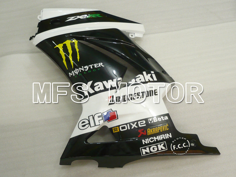 Kawasaki NINJA EX250 2008-2012 Injection ABS Fairing - Monster - Black White - MFS6421 - Fairings Kit