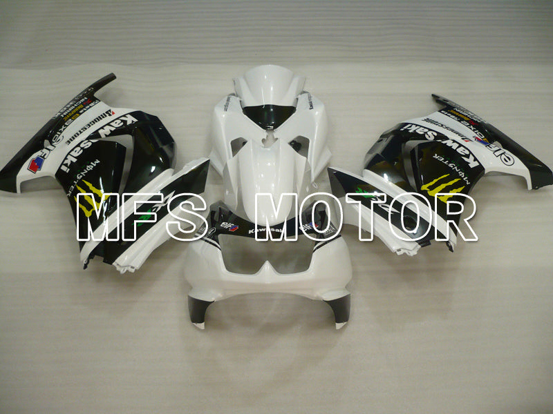 Kawasaki NINJA EX250 2008-2012 Injection ABS Fairing - Monster - Black White - MFS6421 - Fairings Kit