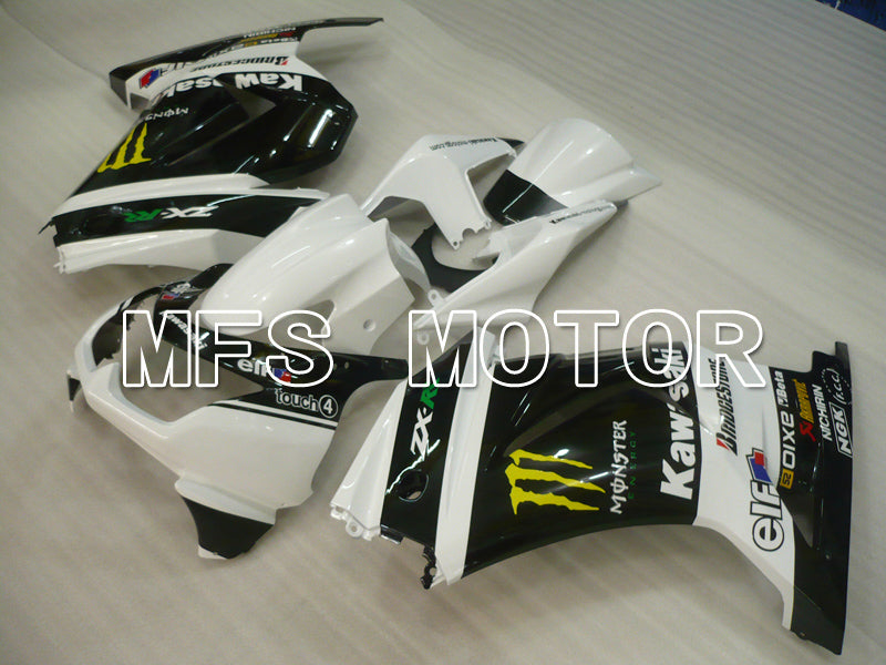 Kawasaki NINJA EX250 2008-2012 Injection ABS Fairing - Monster - Black White - MFS6421 - Fairings Kit