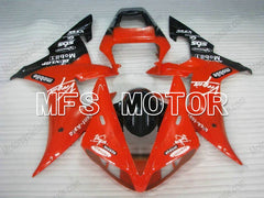 Yamaha YZF-R1 2002-2003 Injection ABS Fairing - DUNLOP - Black Orange - MFS4945 - Fairings Kit